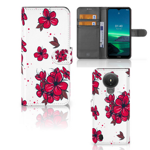 Nokia 1.4 Hoesje Blossom Red