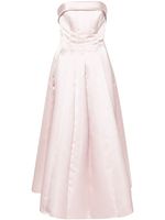 Philosophy Di Lorenzo Serafini robe bustier en satin à coupe mi-longue - Rose