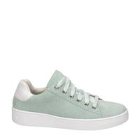 Nelson Kids suède sneakers mintgroen