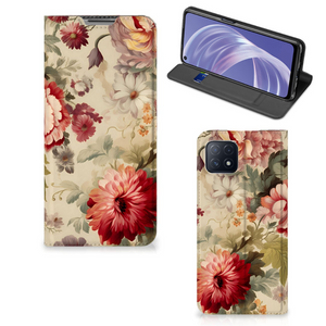 Smart Cover voor OPPO A73 5G Bloemen