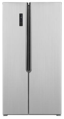 Exquisit SBS135-040F amerikaanse koelkast Vrijstaand 442 l F Roestvrijstaal