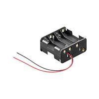 Goobay 81218 batterijhouder 8X Mignon (AA) kabel (L x B x H) 63 x 58 x 29,5 mm