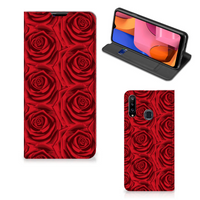 Samsung Galaxy A20s Smart Cover Red Roses - thumbnail