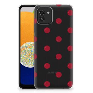 Samsung Galaxy A03 Siliconen Case Cherries