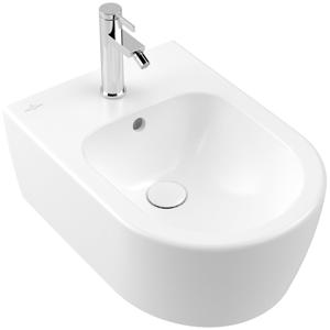 Villeroy & Boch Avento wandbidet 37x53 1 kraangat met overloop Ceramic+ stone white 540500RW