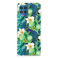 Motorola Moto G100 TPU Case Orchidee Groen