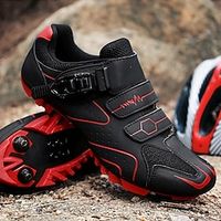 Volwassenen Fietsschoenen Anti-slip Ademend Mountainbike Wegwielrennen Fietsen / Fietsen Zilver Donker Grijs Rood Voor heren Dames Fietsschoenen Lightinthebox