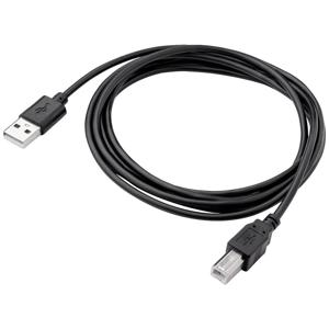 Akyga USB-kabel USB-A stekker, USB-B stekker 1.80 m Zwart AK-USB-04