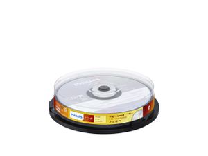 CD-R Philips 80Min 700MB 52x SP (10)