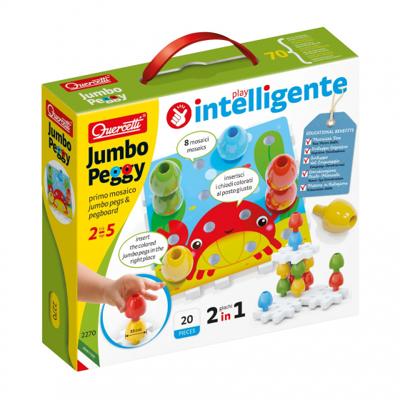 Quercetti stapelspel Jumbo Peggy junior karton 24 delig