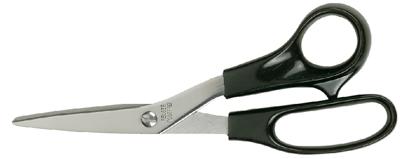 Schaar quantore 190 mm  + plastic handvat zwart