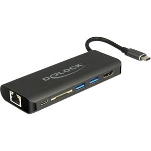 DeLOCK DeLOCK USB Type-C 3.1 Docking Station HDMI 4K 30 Hz, Giga