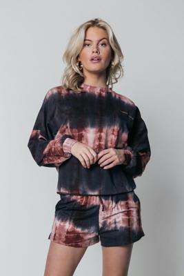 Colourful Rebel Tie Dye T-shirt Multicolor Dames - Katoen Colourful Rebel Tie Dye T-shirt Multicolor Dames - Katoen