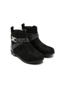 Michael Kors Kids bottines à logo imprimé - Noir