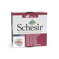 Schesir Cat in Gelatine Adult 85 g Tonijn met Tand