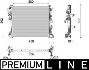 Radiateur CR2598000P