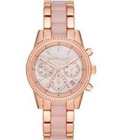 Horlogeband Michael Kors MK6769 Roestvrij staal (RVS) Rosé 18mm