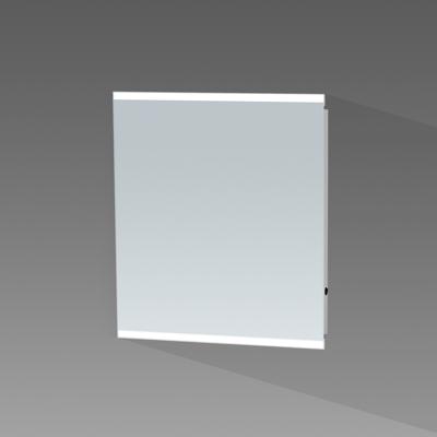 spiegel 60cm met 2x horizontale geintegreerde led- balk