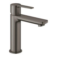 GROHE Lineare waterbesparende wastafelkraan s-size m. gladde body brushed hard graphite 23106AL1