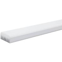 Led Tl Armatuur Met T5 Buis - Aigi Shado - 60cm - 12w - Koppelbaar - Natuurlijk Wit 4000k - Mat Wit - Kunststof