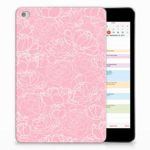 Apple iPad Mini 4 | Mini 5 (2019) Siliconen Hoesje White Flowers