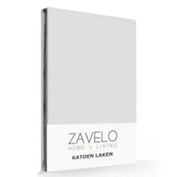 Zavelo Laken Basics Licht Grijs (Katoen)-1-persoons (150x250 cm)