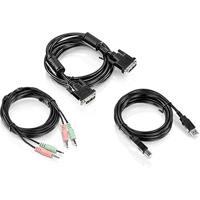 TRENDnet TK-CD10 | KVM kabel kit | 3m | DVI-I USB audio | voor de aansluiting van een DVI computer op de TRENDnet TK-232 KVM Switch