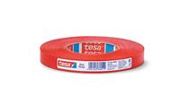 tesa Extra Power Perfect weefseltape, versterkt ductape voor knutselen, repareren, bevestigen, versterken en beschrijven, rood, 50 m x 19 mm