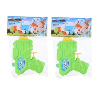 2x Mini waterpistolen/waterpistool groen van 12 cm kinderspeelgoed - Waterpistolen 2x Mini waterpistolen/waterpistool groen van 12 cm kinderspeelgoed - Waterpistolen