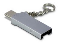 Inter-Tech 88885469 geheugenkaartlezer USB 2.0 Type-A/Type-C Intern Zink - thumbnail