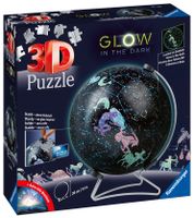 Ravensburger puzzel 180 stukjes planeet glow dark starglobe