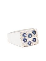 Bleue Burnham bague The Rose Garden - Argent