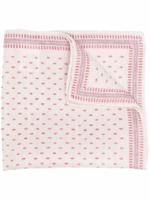 Brunello Cucinelli carré de poche à pois - Tons neutres