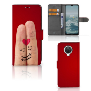 Nokia G10 | G20 Wallet Case met Pasjes Liefde - Origineel Romantisch Cadeau