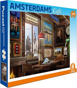 Amsterdams Café Puzzel 1000 Stukjes