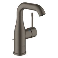 Grohe Essence New M-size Wastafelmengkraan Hoog Hard Graphite Geborsteld