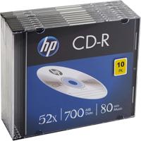 HP CRE00085 CD-R disc 700 MB 10 stuk(s) Slimcase