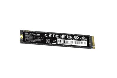 Verbatim Vi5000 1 TB NVMe/PCIe M.2 SSD 2280 harde schijf M.2 NVMe PCIe 4.0 x4 Retail 31826
