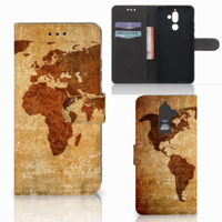 Nokia 7 Plus Flip Cover Wereldkaart