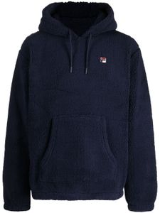 Fila hoodie Finn à logo appliqué - Bleu