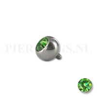 Dermal balletje 1.2 mm groen 5 mm