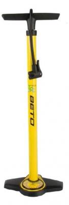 Beto Hoge Druk Fietspomp Met Drukmeter Geel 11 Bar