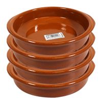 Set van 4x stuks tapas bakjes/schaaltjes Alicante met handvatten 18 cm