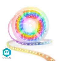 Nedis SmartLife LED-strip | Wi-Fi | 5 m | IP65 | 2700 K | 960 lm | 1 stuks - WIFILS51CRGB WIFILS51CRGB