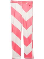 Perfect Moment Kids legging bicolore à chevrons - Rose