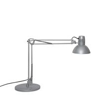 MAUL MAULstudy Led-bureaulamp, verstelbare staande lamp met scharnierarm voor kantoor, werkkamer en bureau, elegante bureaulamp van metaal, exclusieve ledlamp, zilver