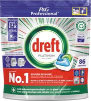 DREFT Platinum regular vaatwastabletten 86 stuks