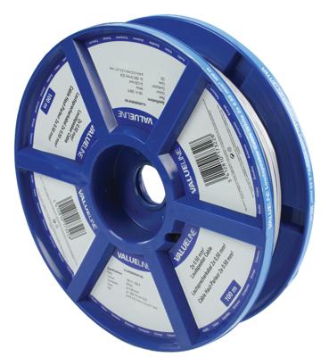 Valueline 2x0.50mm² 100m audio kabel Wit