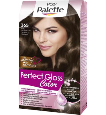 Poly Palette Perfect Gloss Haarverf 365 Chocolade (1set)