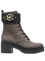 Michael Michael Kors bottes Rory à motif monogrammé - Marron - thumbnail